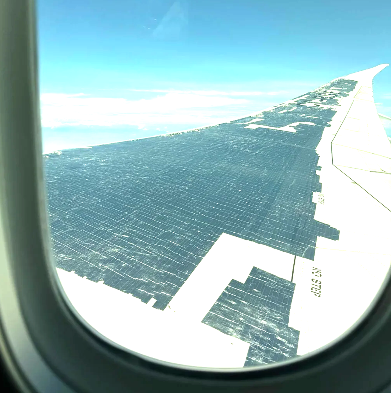 Passenger Shares Photo Of Their Plane – And The Wing Is “Duct Taped” On ...