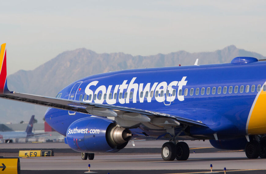 Southwest will welcome bag fees during a time of declining demand